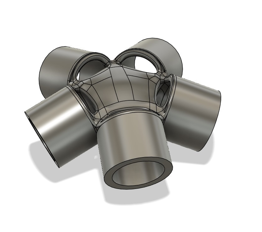 Pièce 3D pour dôme géodésique